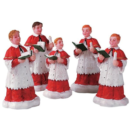 Miniaturfiguren „Kirchenchor mit 5 Sängern”