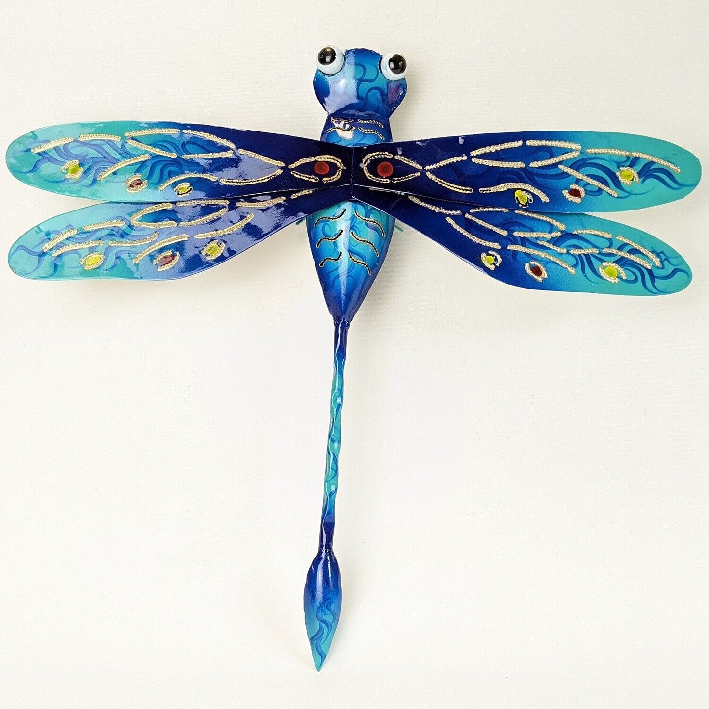 Wandobjekt „Libelle” Blau XXL