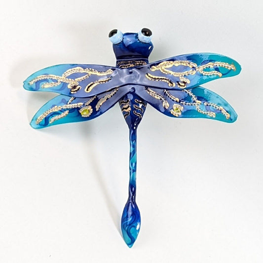 Wandobjekt „Libelle” Blau XS